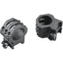 Weaver Tactical 6-Hole Picatinny Rings * 1 Inch High Matte Black for Secure Scope Mounting