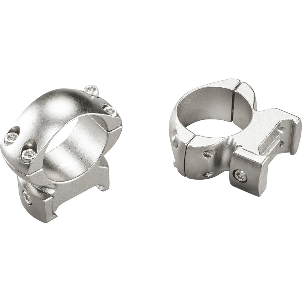 Weaver Grand Slam Steel Rings Silver 1-Inch High Clamshell Pack