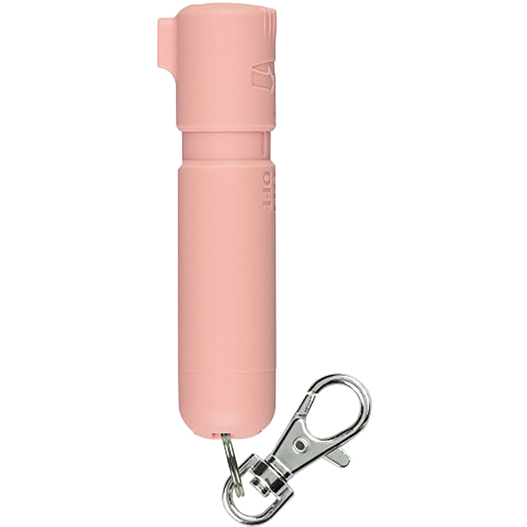 Sabre Soft Pink Mighty Discreet Cone * Compact OC Spray with UV Marking Dye and Safety Features