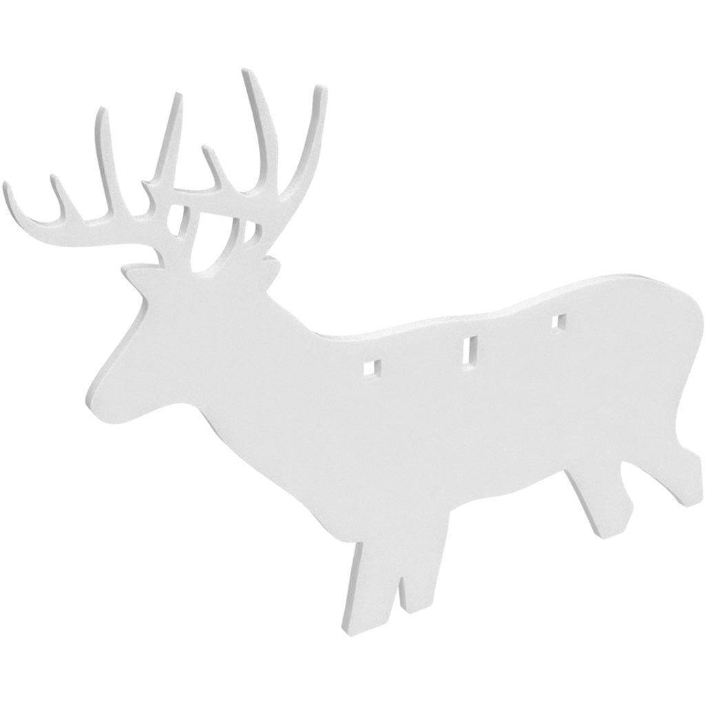 Birchwood Casey AR500 Silhouette 3-Hole Deer Target * 3/8 Inch Thick Steel for Rifle Shooting