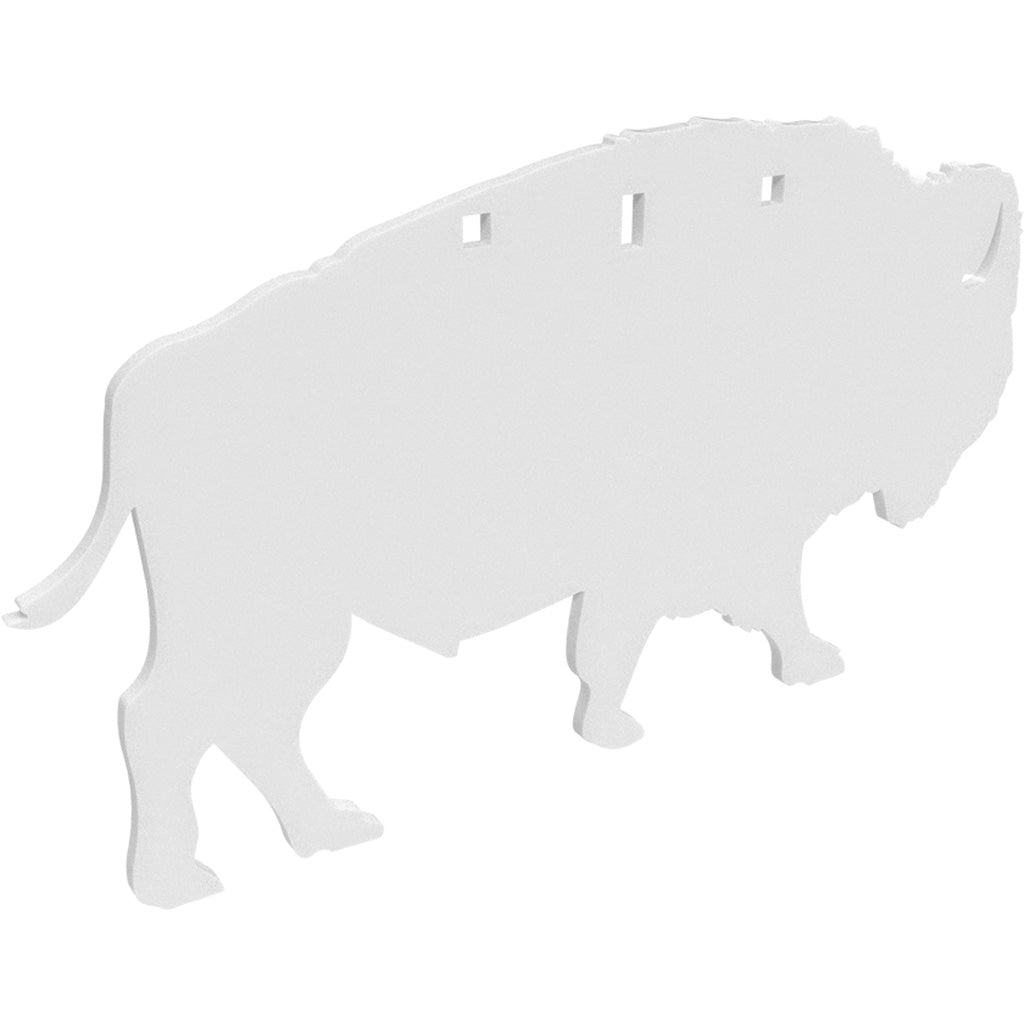 Birchwood Casey AR500 Silhouette 3-Hole Bison Target * 3/8 inch Thick Steel for Rifle Shooting