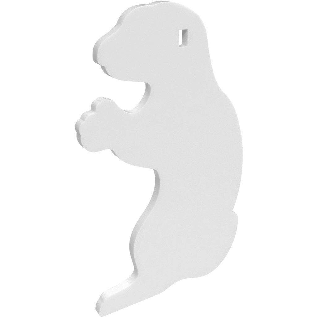 Birchwood Casey AR500 Silhouette 1-Hole Gopher Target - 3/8 Inch Thick Steel for Shooting Practice