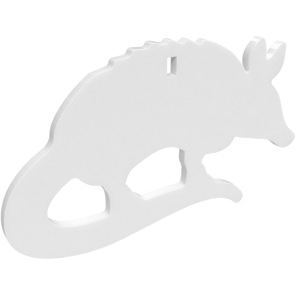 Birchwood Casey Ar500 Silhouette 1-Hole Armadillo Steel Target - 3/8 Inch Thick