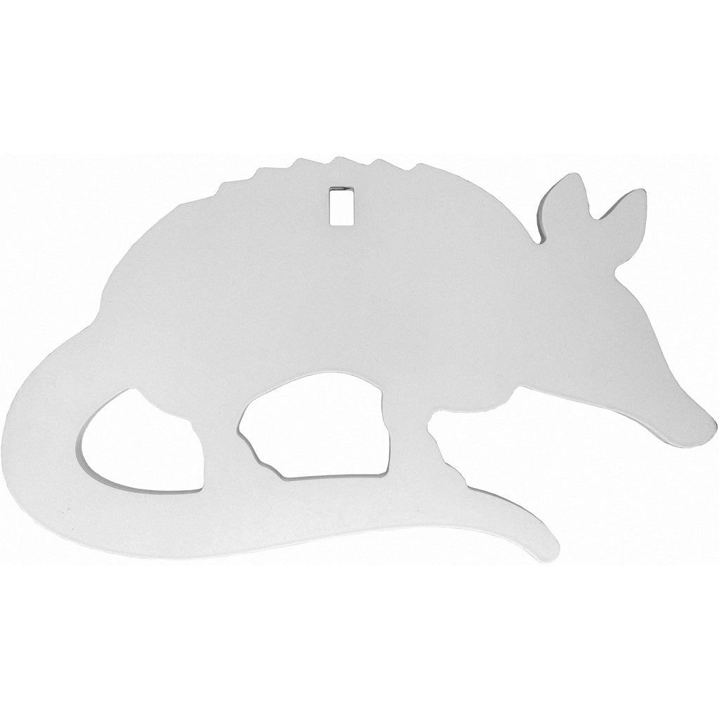 Birchwood Casey Ar500 Silhouette 1-Hole Armadillo Steel Target - 3/8 Inch Thick