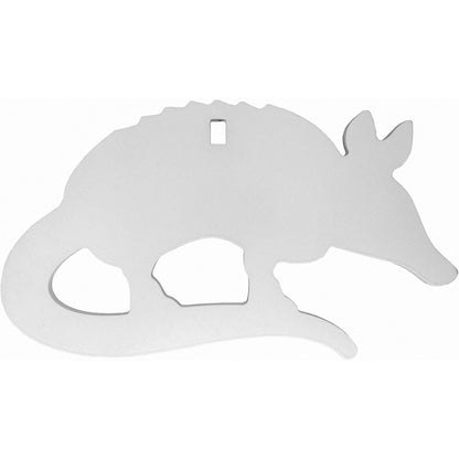 Birchwood Casey Ar500 Silhouette 1-Hole Armadillo Steel Target - 3/8 Inch Thick