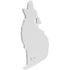 Birchwood Casey Ar500 Silhouette 1-Hole Coyote 3/8-Inch Steel Target