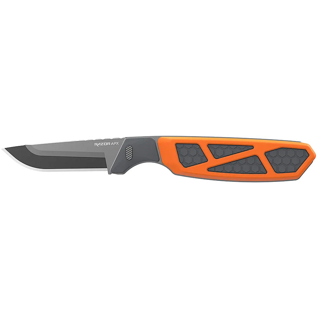Outdoor Edge Razor Apx 2.5-Inch Orange and Gray Folding Knife with 5 Blades