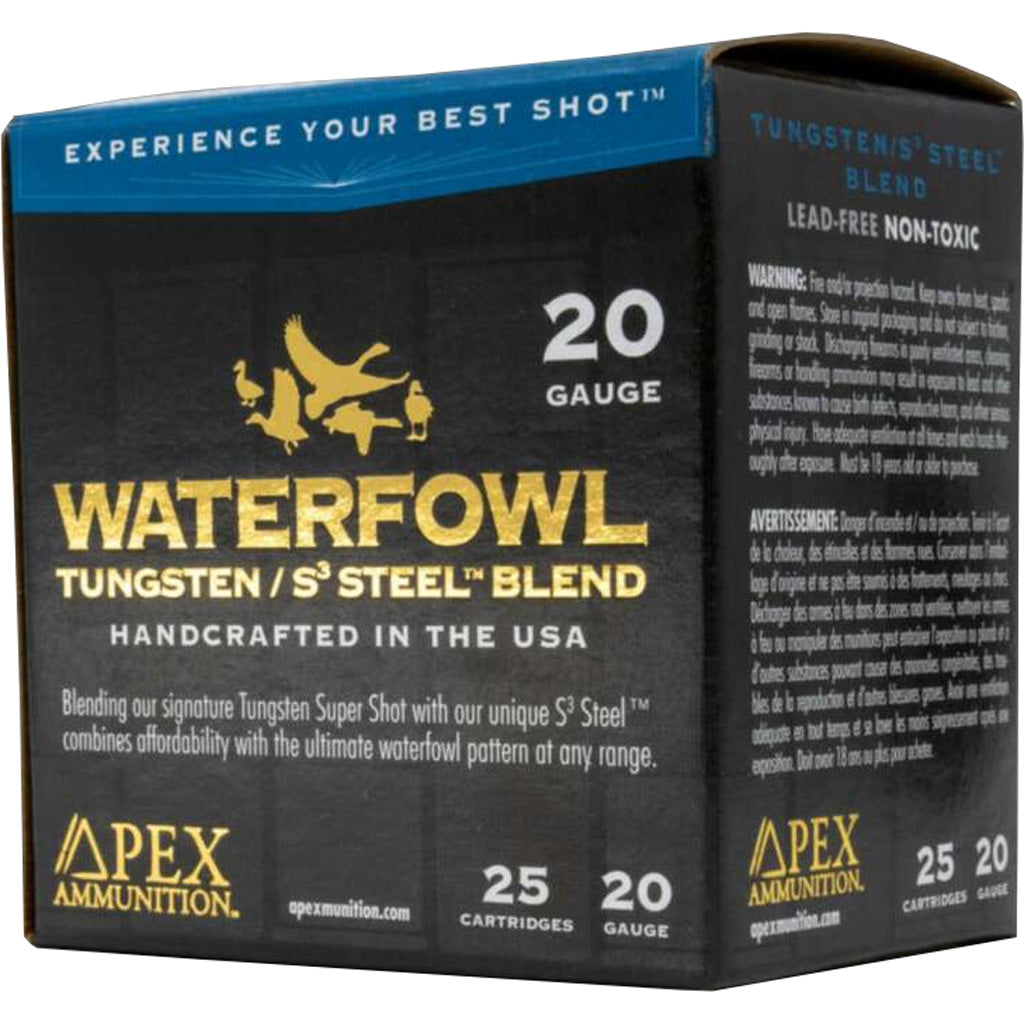 Apex Waterfowl TSS/S3 Steel Blend Shotgun Ammo 20 ga. 3 in. 1 1/8 oz. 