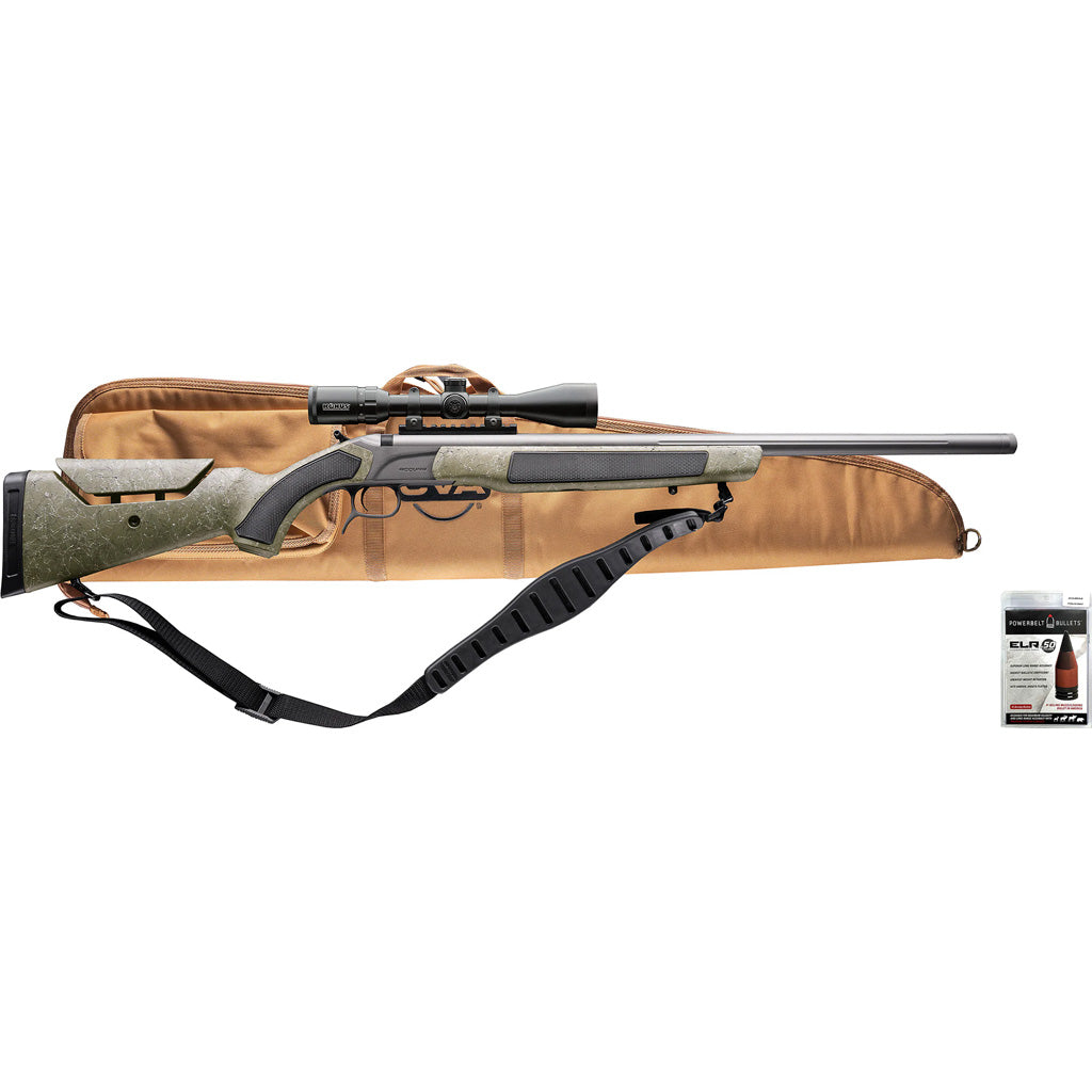 CVA Accura MR-X V2 Muzzleloader Package 50 Cal with 26 Inch Tungsten/OD Green Stock and KonusPro Scope