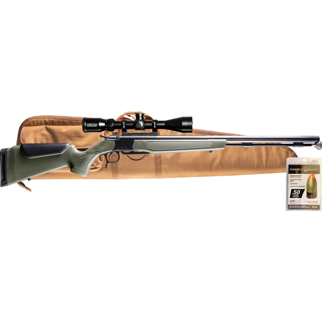 CVA Optima V3 Muzzleloader Package 50 Caliber with Scope and OD Green Stock