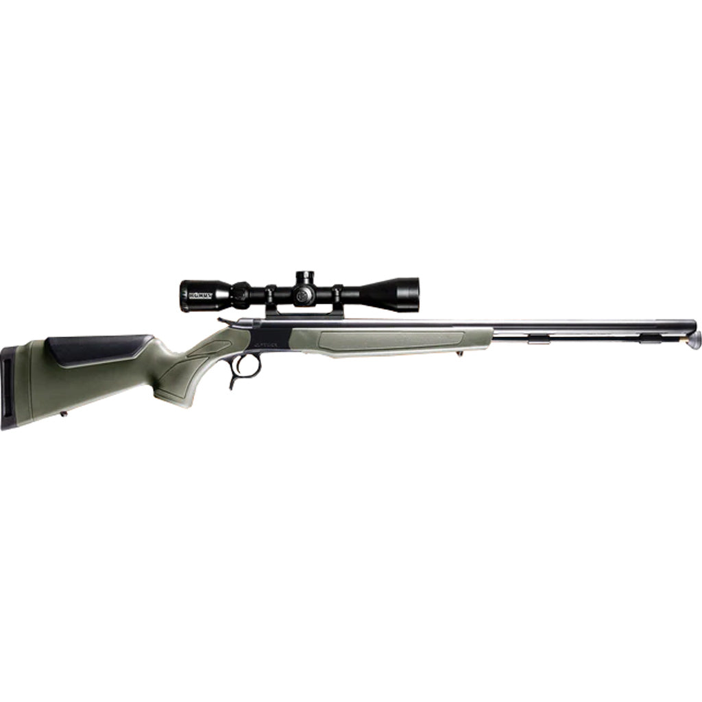CVA Optima V3 Muzzleloader Package 50 Caliber with Scope and OD Green Stock