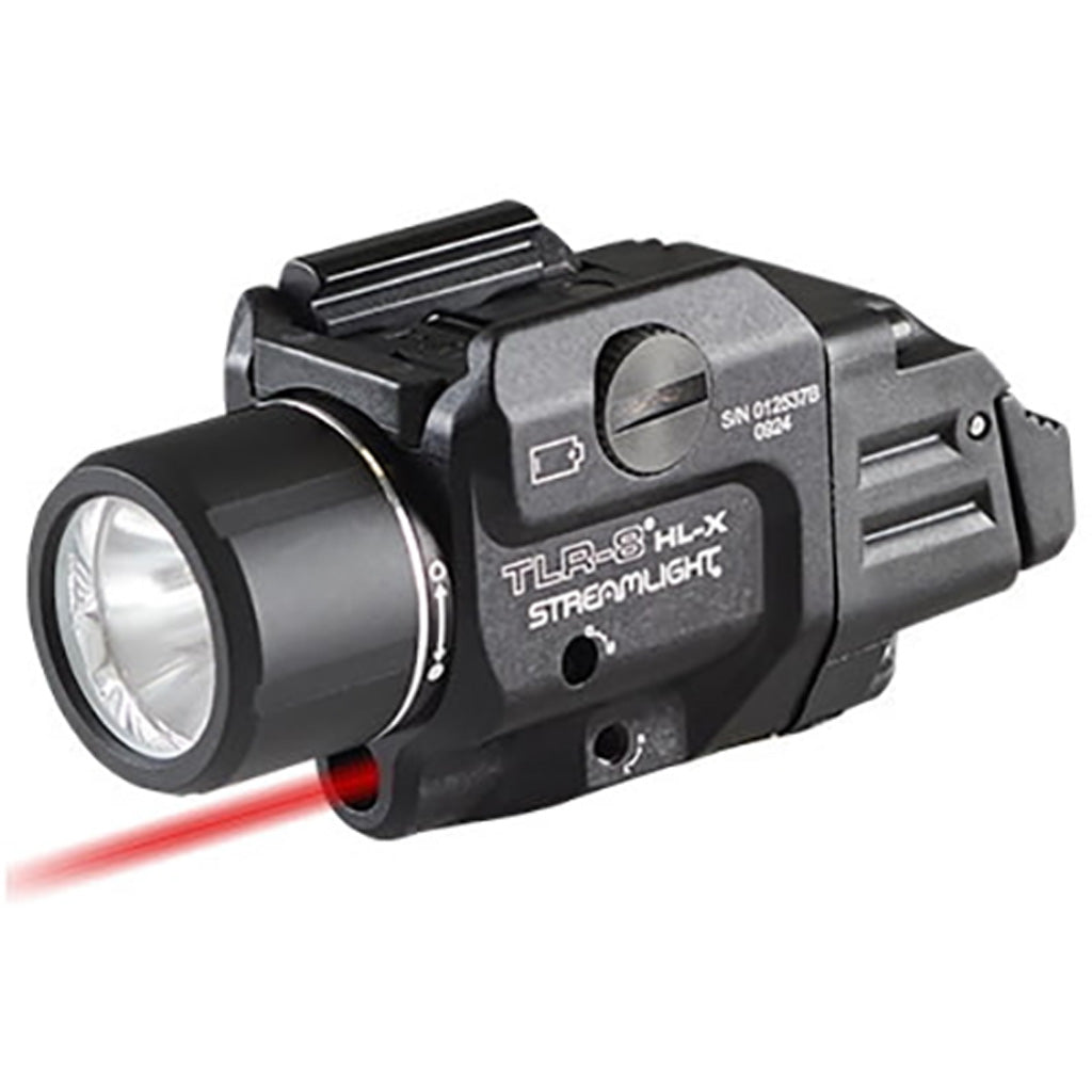 Streamlight TLR-8 HL-X USB Tactical Weapon Light with Red Laser and 1000 Lumens