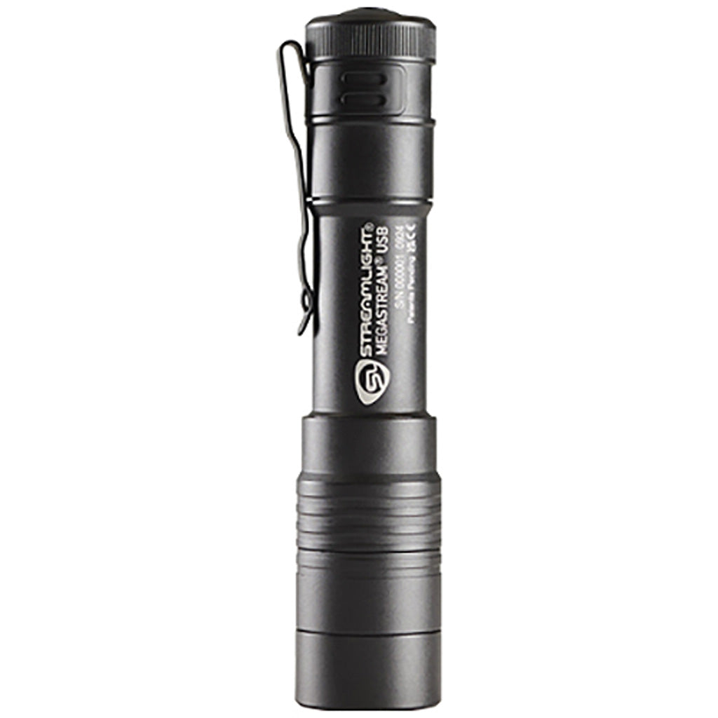 Streamlight Megastream Rechargeable USB Flashlight 1800 Lumens with Battery and Cable