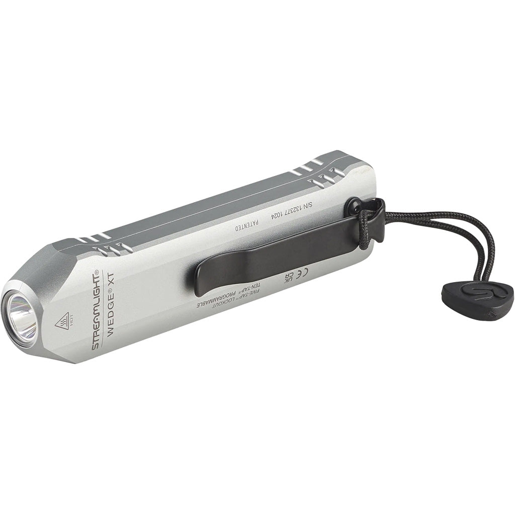 Streamlight WedgeXT 1000 Lumen Silver Flashlight with USB-C Charging and Cable