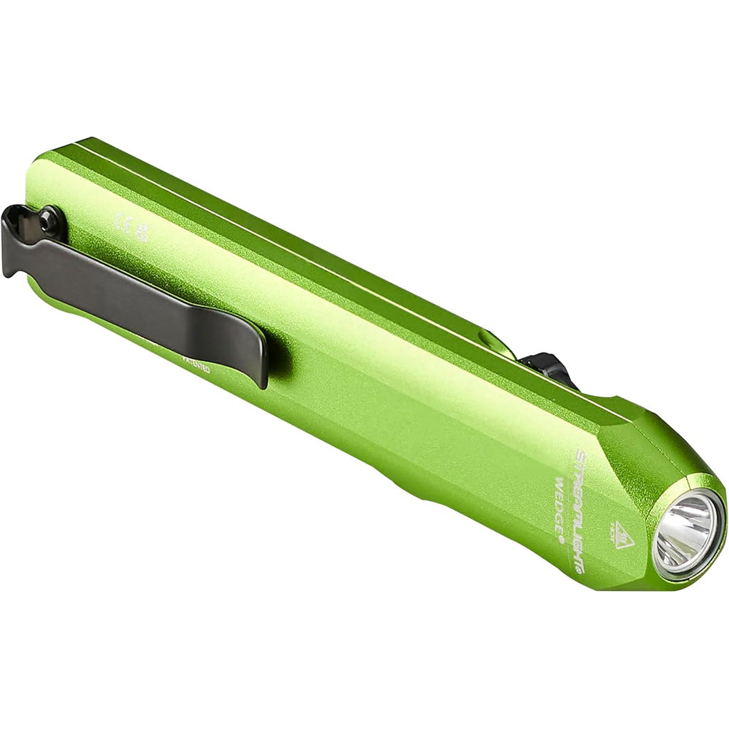Streamlight WedgeXT 1000 Lumen Lime Green LED Flashlight with USB-C Rechargeable Battery