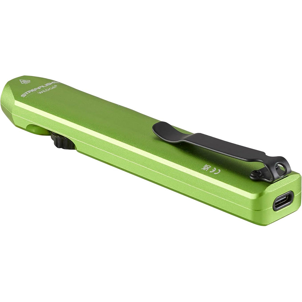 Streamlight WedgeXT 1000 Lumen Lime Green LED Flashlight with USB-C Rechargeable Battery