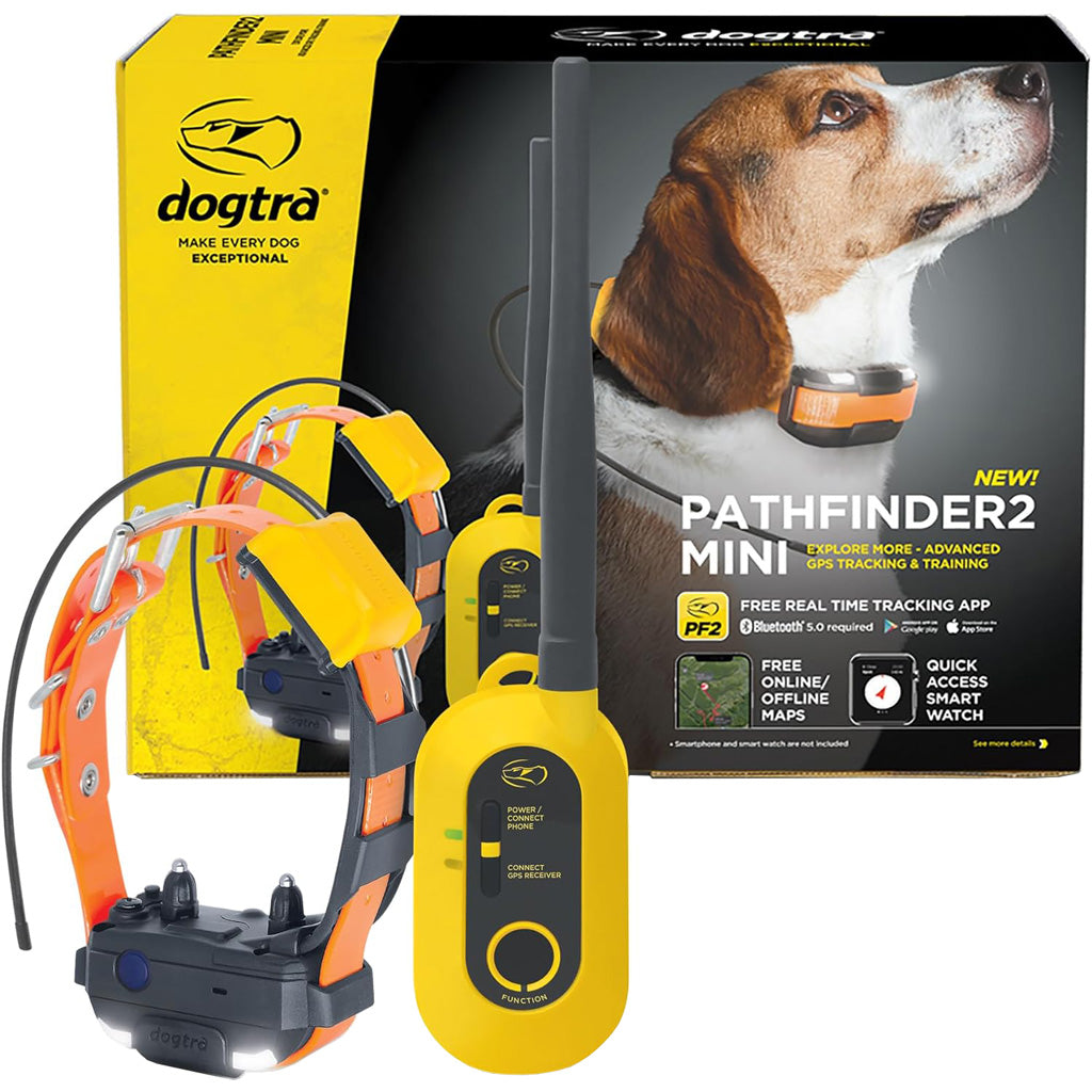 Dogtra Pathfinder2 Mini Wireless GPS Collar for Small Dogs with 4-Mile Range and Smartwatch Compatibility