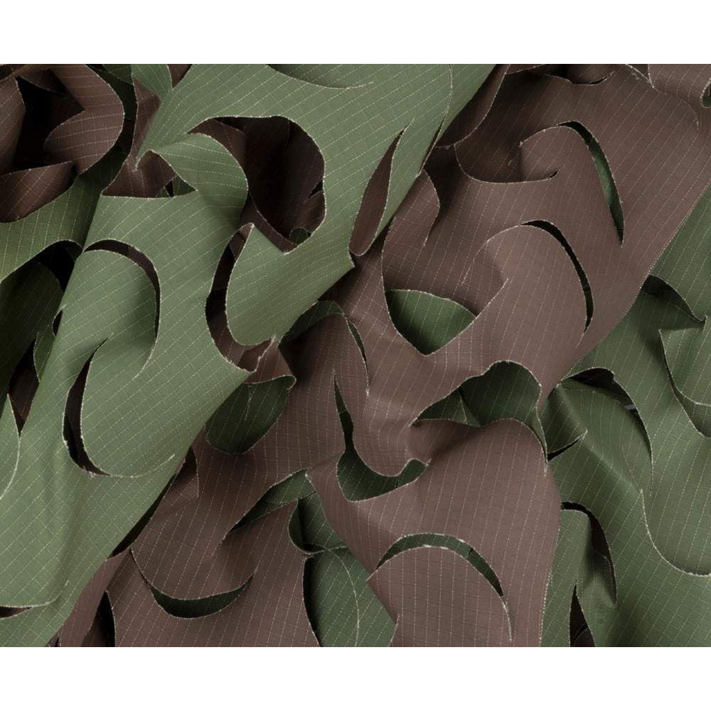 Allen Die-Cut Camo Blind Material 10 ft x 58 in Olive &amp; Brown for Concealment