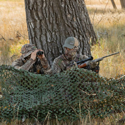 Allen Die-Cut Camo Blind Material 10 ft x 58 in Olive &amp; Brown for Concealment