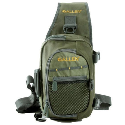 Allen Cedar Creek Sling Pack - Waterproof Fishing Tackle Bag with Fold-Down Workstation and Adjustable Straps