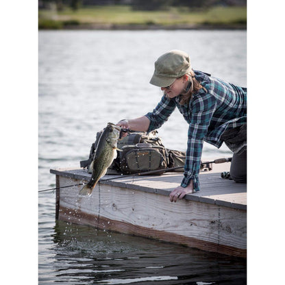 Allen Eagle River Lumbar Pack Gray * Versatile Fly Fishing Gear Storage Solution
