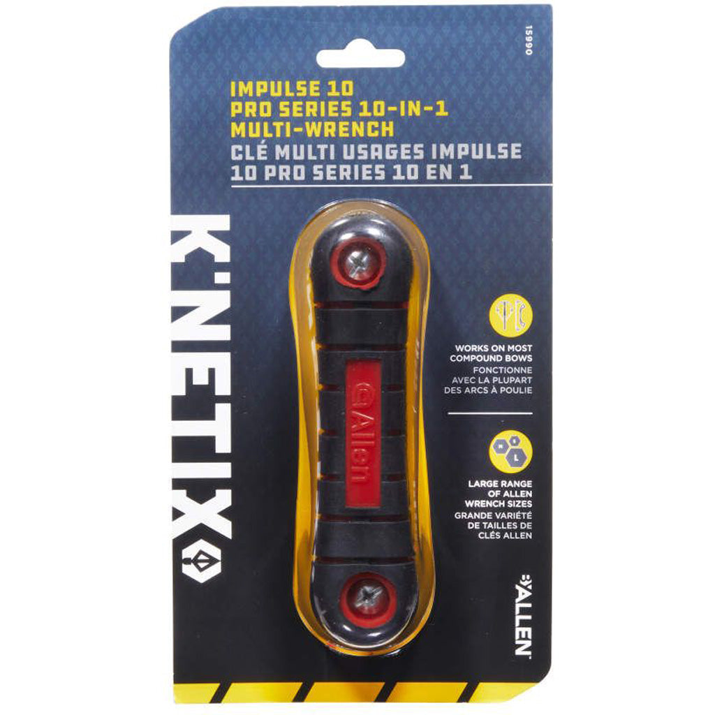 Allen Pro Series 10-N-1 Multi-Wrench with Red Over-Molded Grip