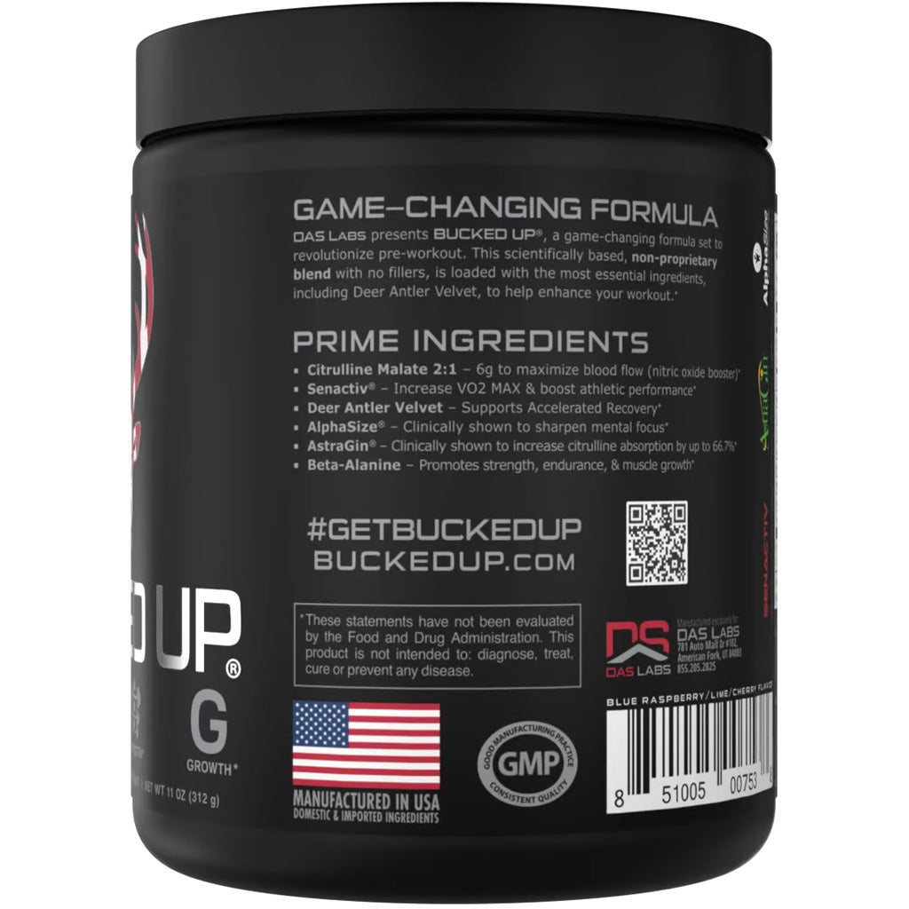 Bucked Up Pre-Workout Rocket Pop - 30 Serving Tub