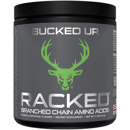 Bucked Up Racked BCAA Watermelon - 30 Servings for Muscle Recovery &amp; Fat Burning