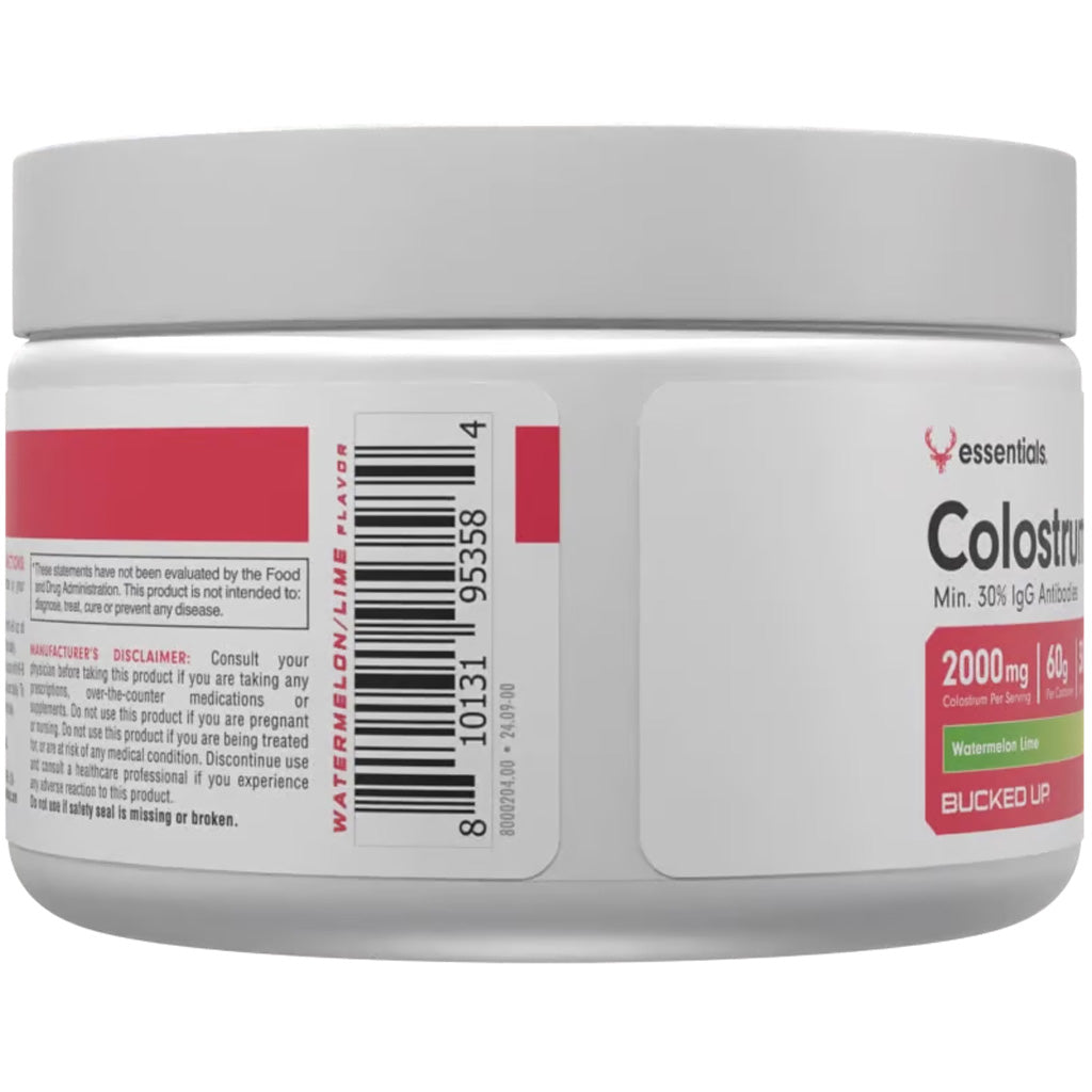 Bucked Up Colostrum Antibody Supplement Melon/Lime - 30 Serving Tub for Immune and Gut Support