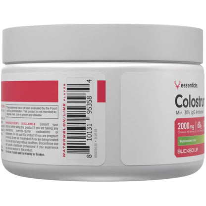 Bucked Up Colostrum Antibody Supplement Melon/Lime - 30 Serving Tub for Immune and Gut Support