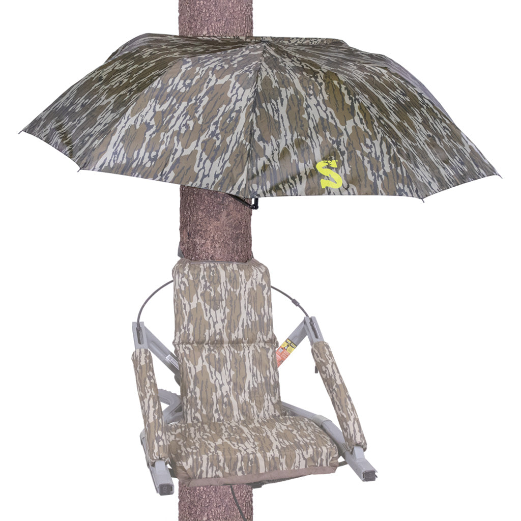Summit Treestand Umbrella * Weather-Resistant Hunting Shelter with Steel Frame and Mounting Arm