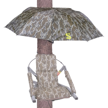Summit Treestand Umbrella * Weather-Resistant Hunting Shelter with Steel Frame and Mounting Arm