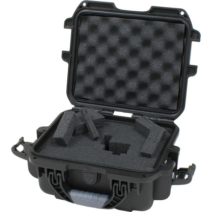 Nanuk Hard Cases Pistol and Accessory Waterproof Hard Case with Foam - Black, 9.4 x 7.4 x 5 inches