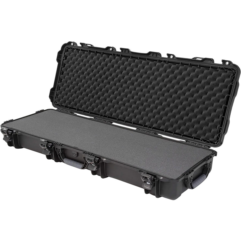 Nanuk Long Gun Hard Case with Foam * 44 Inch Waterproof Impact-Resistant Rifle Case with Retractable Wheels and TSA Lock