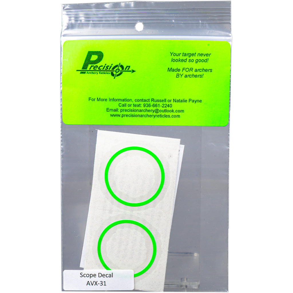 Tru Ball AVX-31 Scope Ring with Mask Reticle in Green