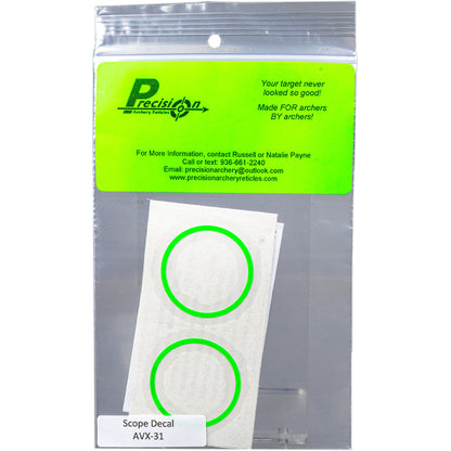 Tru Ball AVX-31 Scope Ring with Mask Reticle in Green