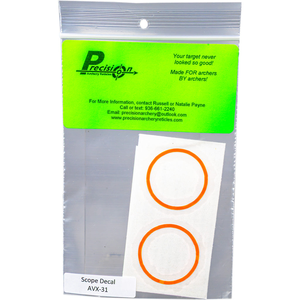 Tru Ball AVX-31 Scope Ring with Mask Reticle in Orange