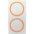 Tru Ball AVX-41 Scope Ring with Mask Reticle and Orange Highlight