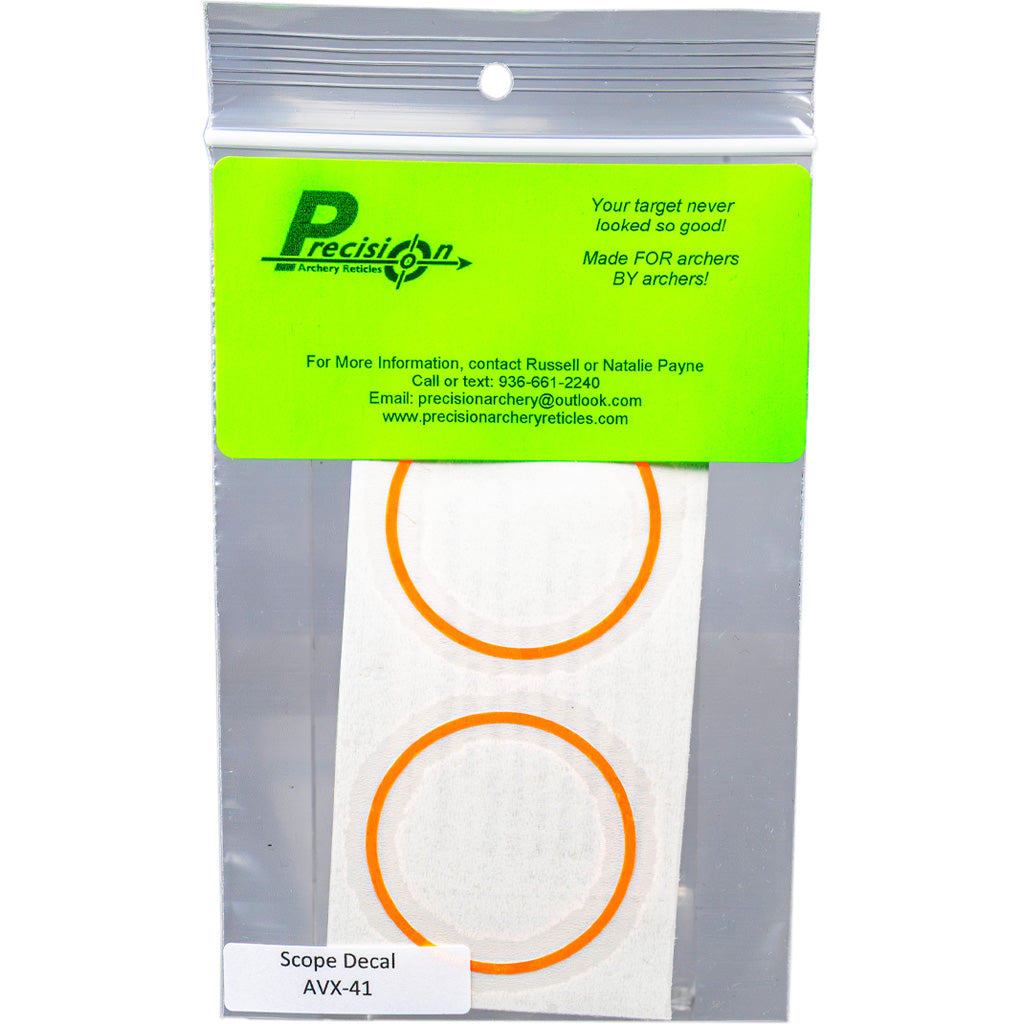 Tru Ball AVX-41 Scope Ring with Mask Reticle and Orange Highlight