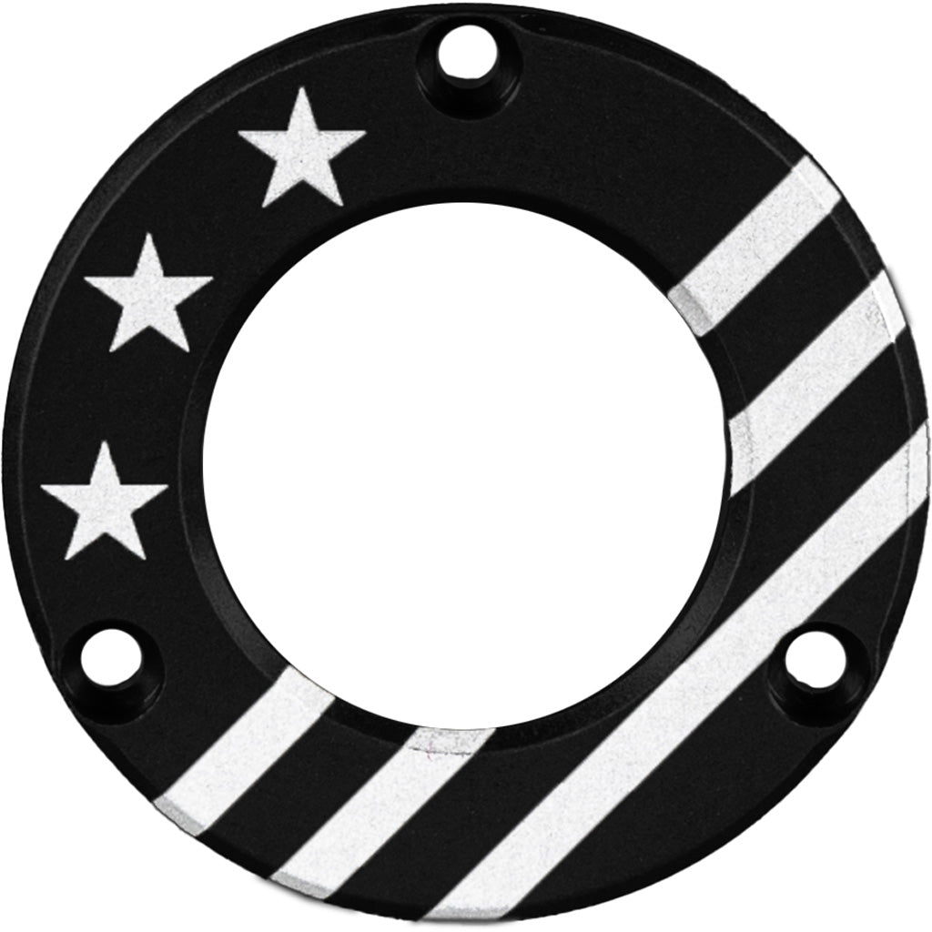 Axcel Driver Hubcap Black with Engraving * Made in USA Patriotic Theme for Axcel Driver Hunting Sight