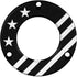 Axcel Driver Hubcap Black with Engraving * Made in USA Patriotic Theme for Axcel Driver Hunting Sight