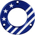 Axcel Driver Hubcap Blue with Engraving * Made in USA Patriotic Theme for Axcel Driver Hunting Sight