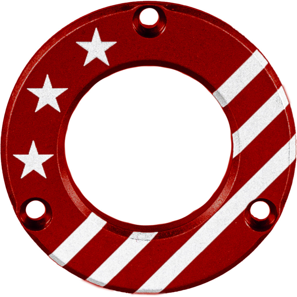 Axcel Driver Hubcap Red with Engraving * Made in USA Patriotic Theme for Axcel Driver Hunting Sight
