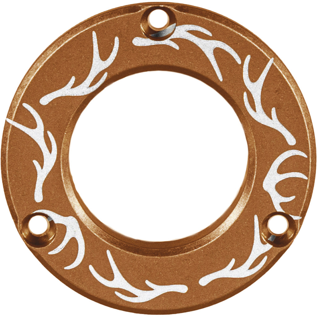 Axcel Driver Hubcap Coyote Tan with Engraving Elk Antlers Pattern for Axcel Driver Hunting Sight