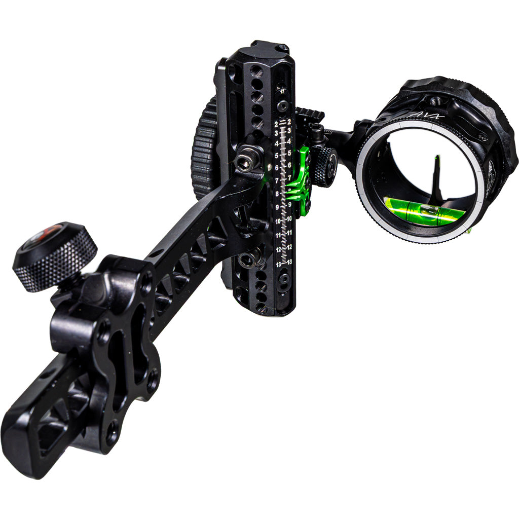 Axcel Driver Plus Slider Sight w/AVX-41 Scope Stealth BH .010 Green Fiber Single Pin LH
