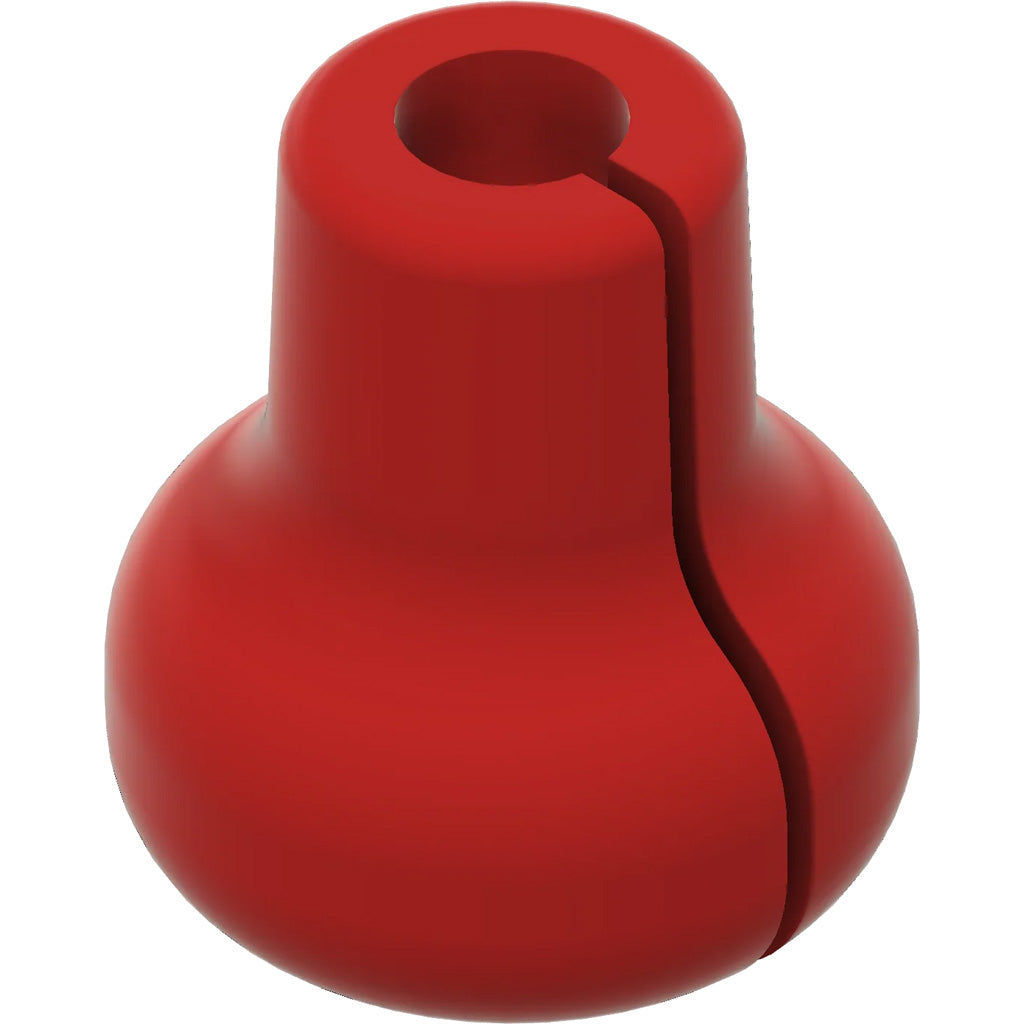 Pine Ridge Beak Button Red - Precision Bowstring Anchor for Archery