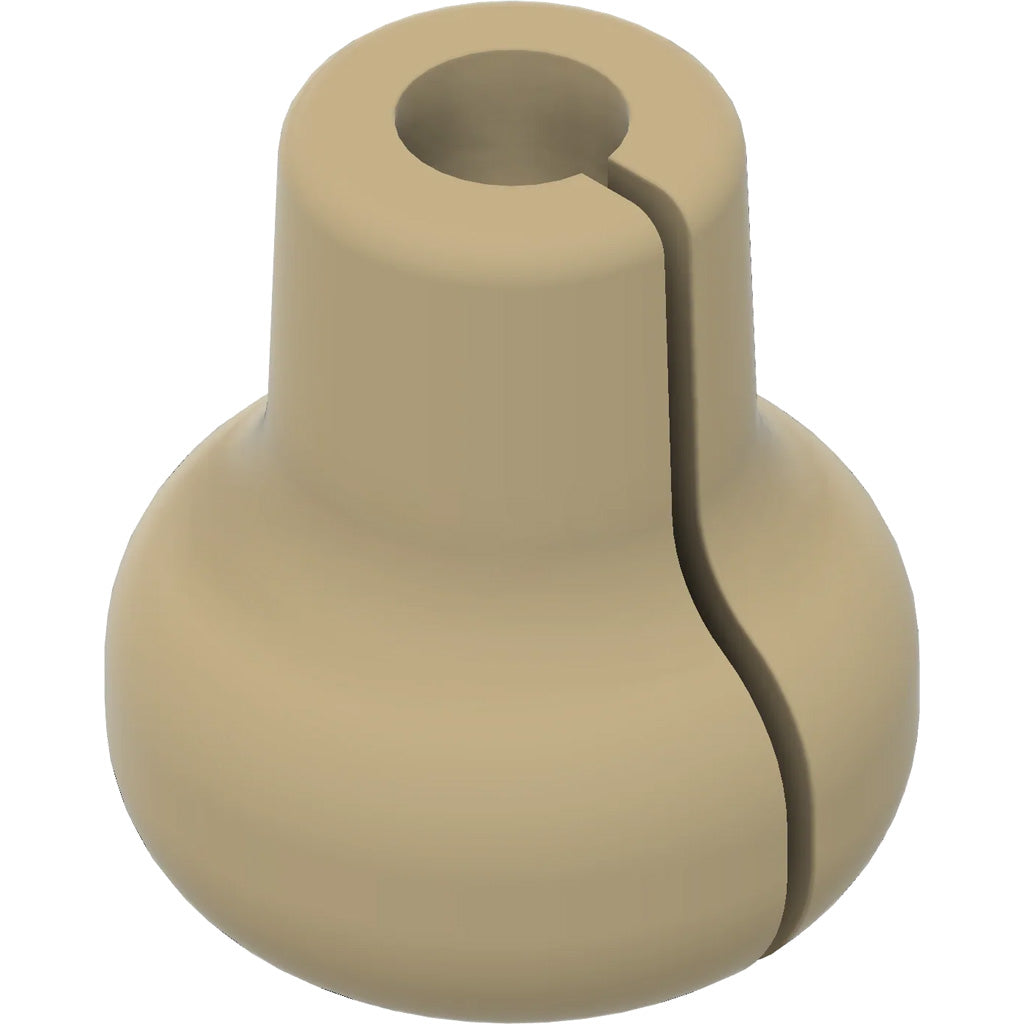 Pine Ridge Beak Button Tan - Precision Bowstring Anchor Point for Archery