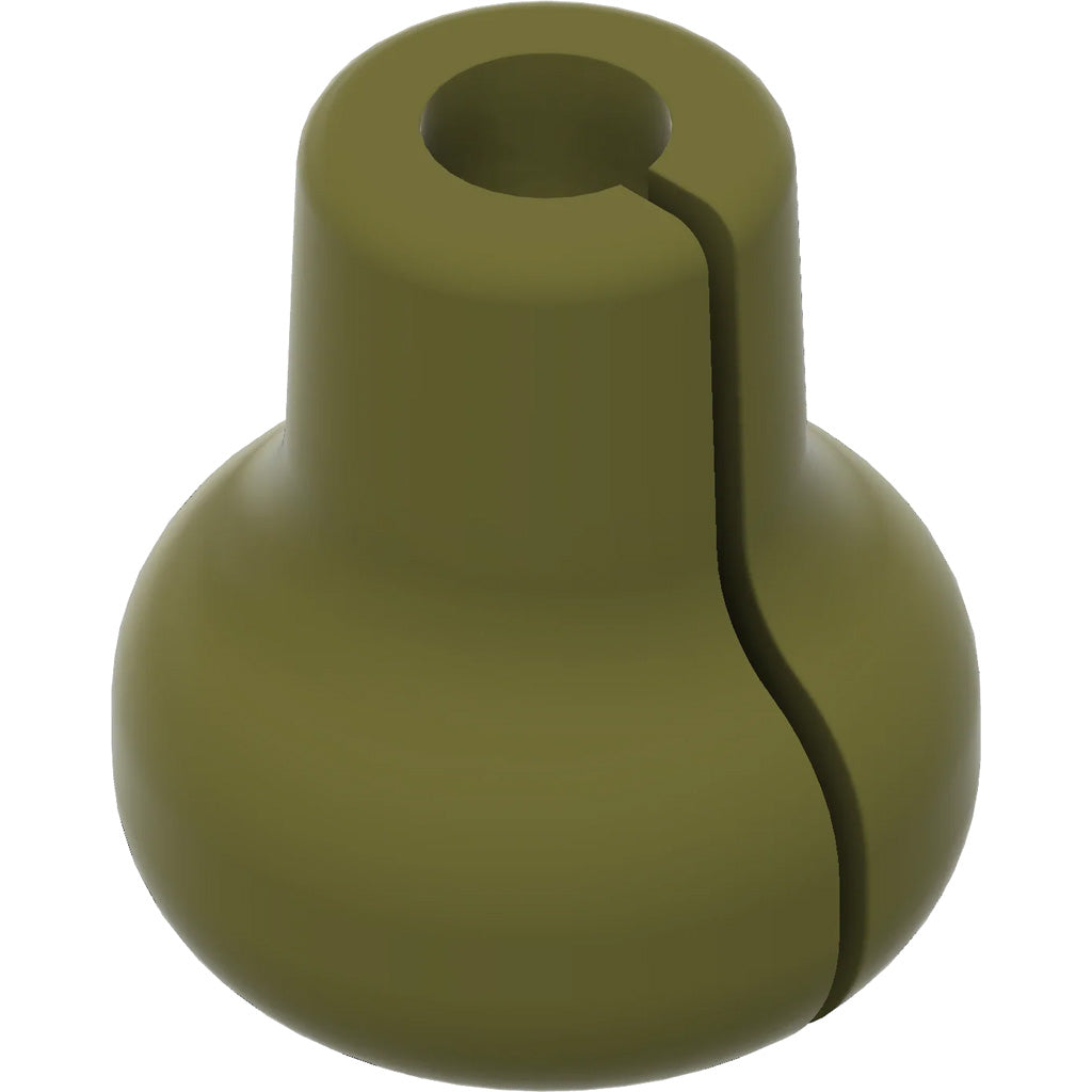 Pine Ridge Beak Button Olive Green - Reliable Bowstring Anchor Point for Archery