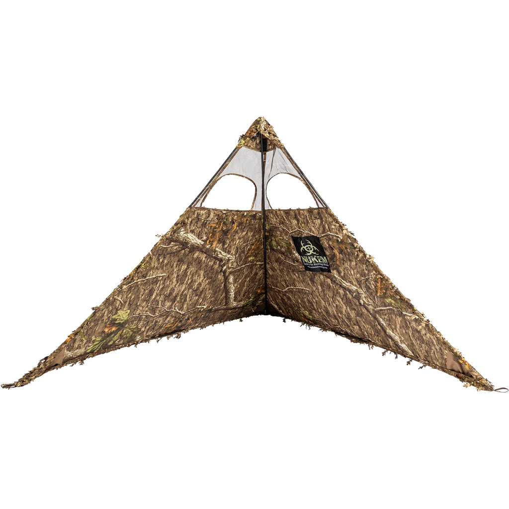 Nukem Grab &amp; Go Blind Mossy Oak Country Roots 3D Leafy | Lightweight Portable Hunting Blind