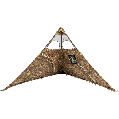 Nukem Grab &amp; Go Blind Mossy Oak Country Roots 3D Leafy | Lightweight Portable Hunting Blind